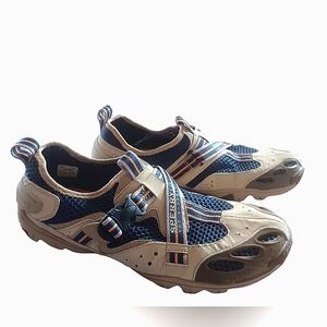 Sperry SON-R technology all terrain outdoor shoes  size 12M tan/blue